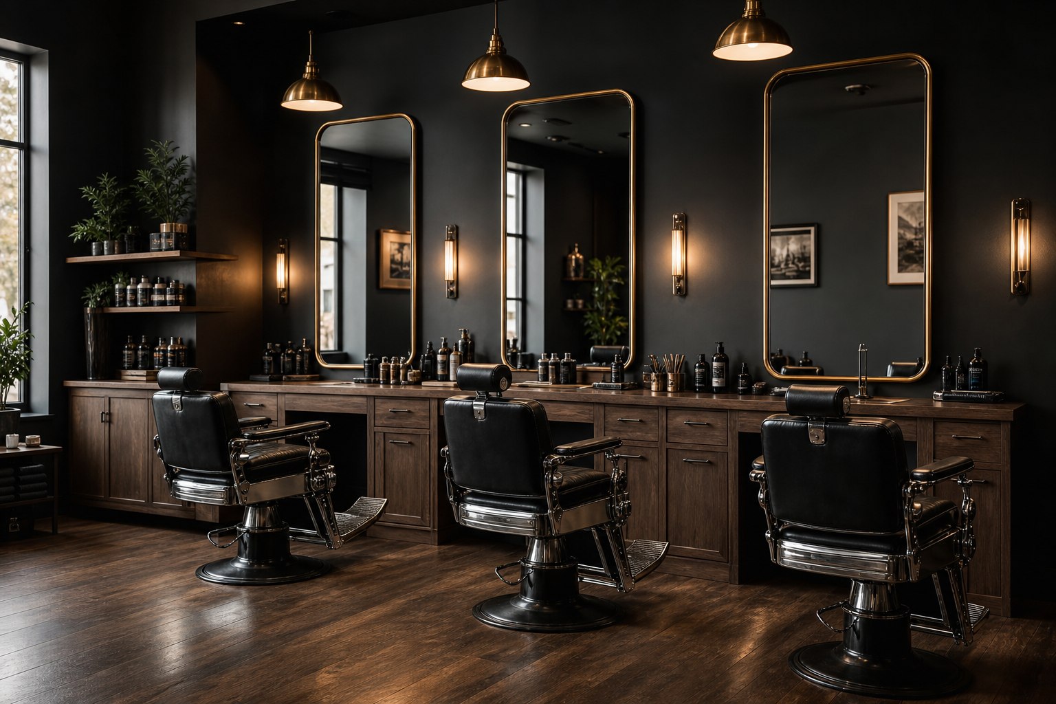 Demonstração fictícia Bravio Barbearia